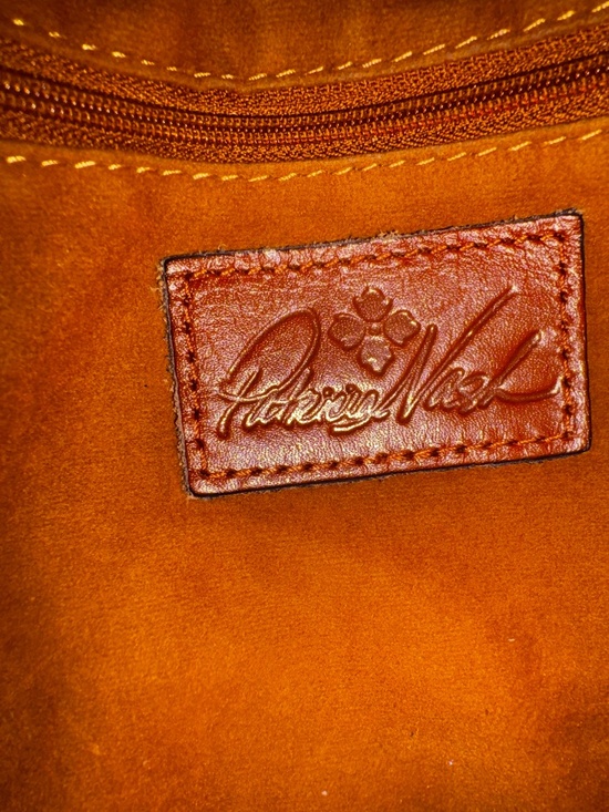 Patricia Nash Embossed Leather Convertible Mini Backpack Brown main image 5